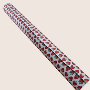 🍓 STRAWBERRY CONTACT PAPER DRAWER SHELF LINER 18x41"